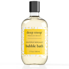 17oz Bubble Bath- Grapefruit Bergamot- Deep Steep - Horizon Bliss