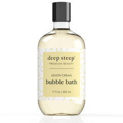 17oz Bubble Bath- Lemon Cream- Deep Steep - Horizon Bliss