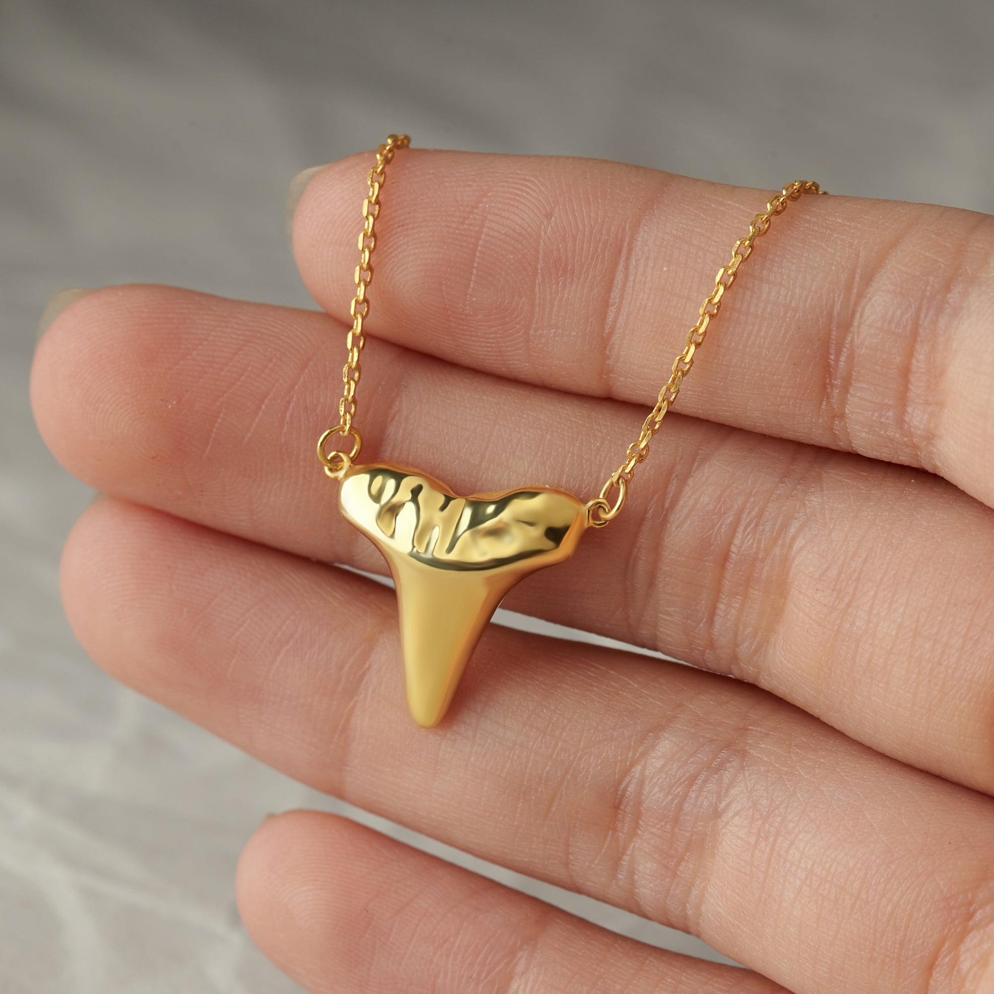 Gold Shark Tooth Necklace Layer Bolo Necklace - Horizon Bliss