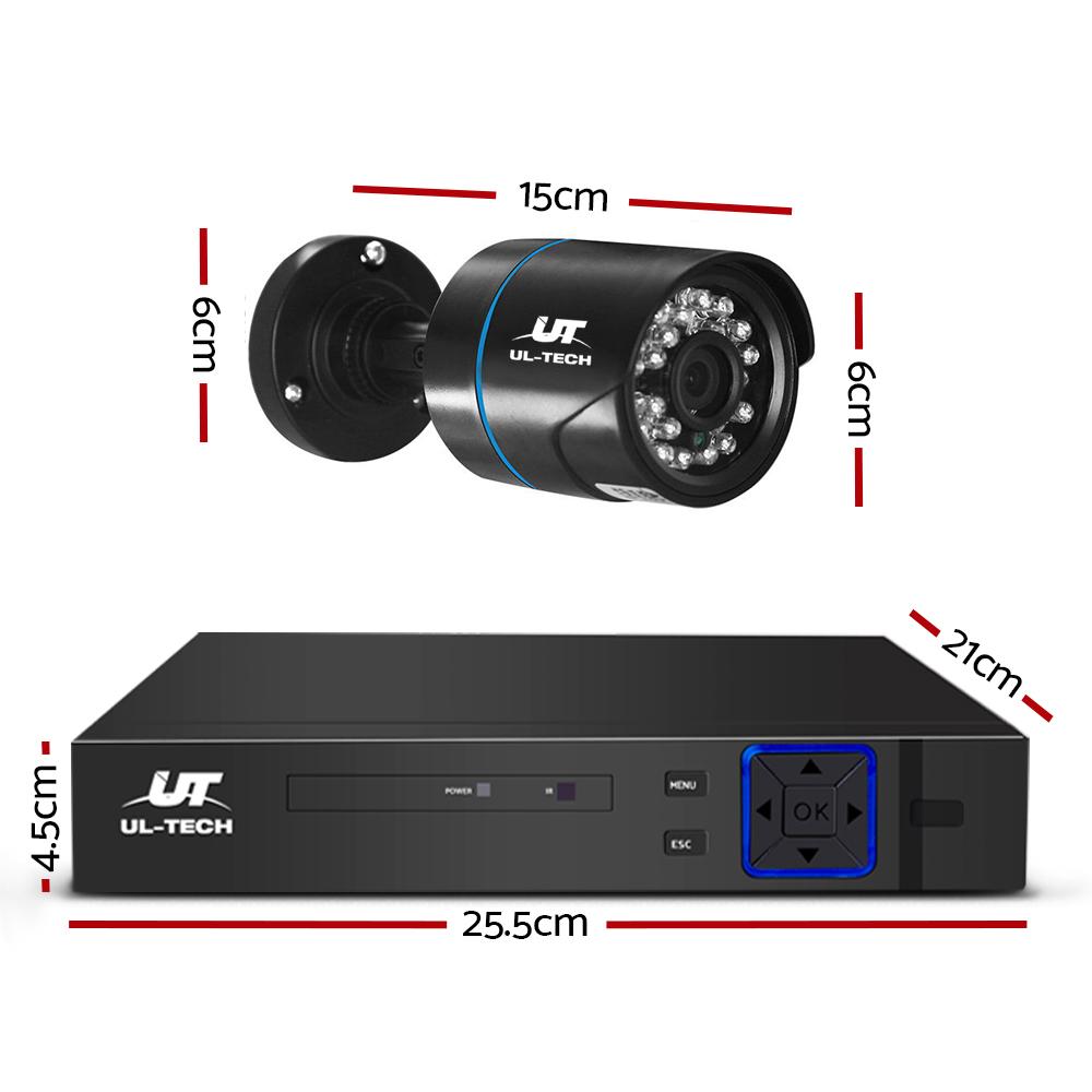 UL-Tech CCTV Security System 2TB 4CH DVR 1080P 4 Camera Sets - Horizon Bliss