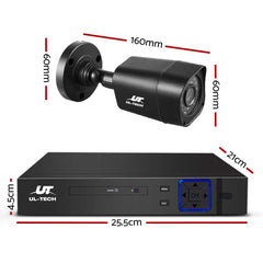 UL-Tech CCTV Security System 2TB 4CH DVR 1080P 4 Camera Sets - Horizon Bliss