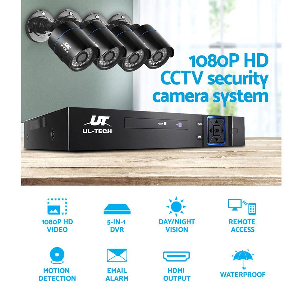 UL Tech 1080P 8 Channel HDMI CCTV Security Camera with 1TB Hard Drive - Horizon Bliss