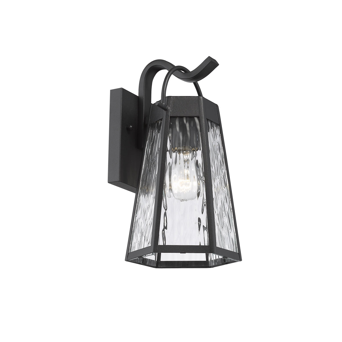 Chloe Lighting CH2D294BK12-OD1 Alexa Industrial 1 Light Textured Black - Horizon Bliss