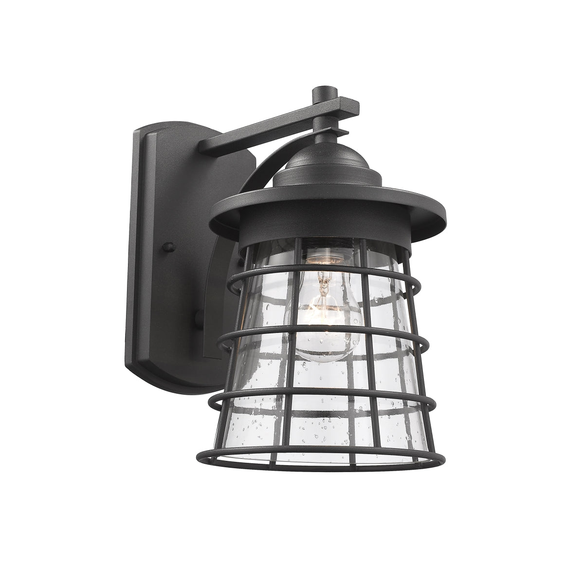 Chloe Lighting CH2S090BK11-OD1 Damon Transitional 1 Light Textured Bla - Horizon Bliss