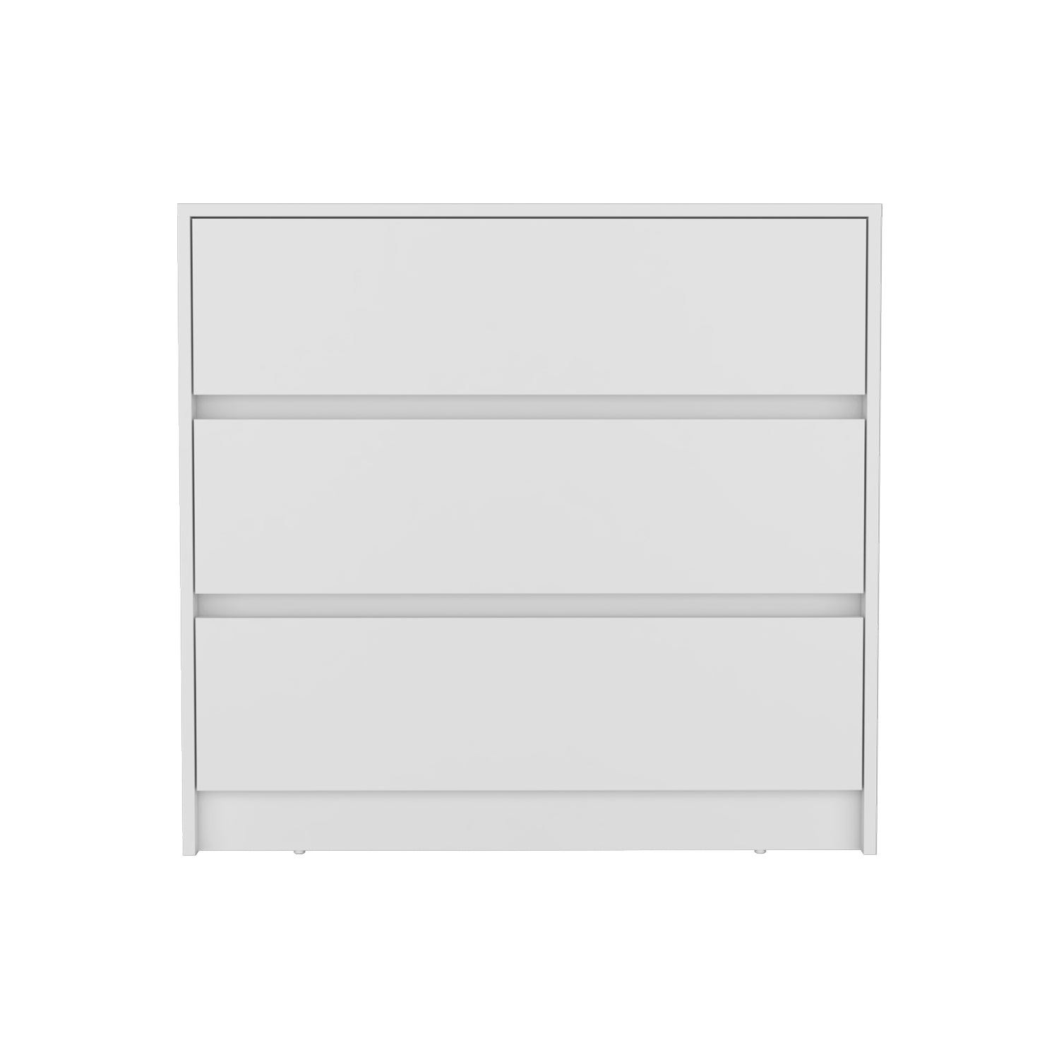 Dresser Maldus, Three Drawers, White Finish - Horizon Bliss