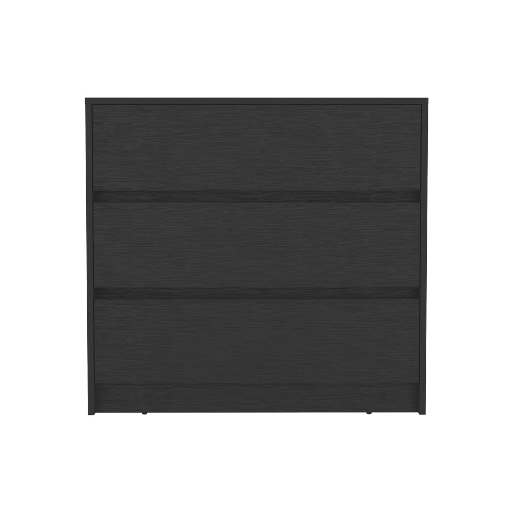 Dresser Maldus, Three drawers, Black Wengue Finish - Horizon Bliss