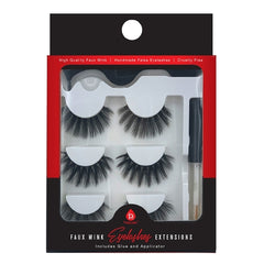 Faux Mink Style False Eyelashes Extensions