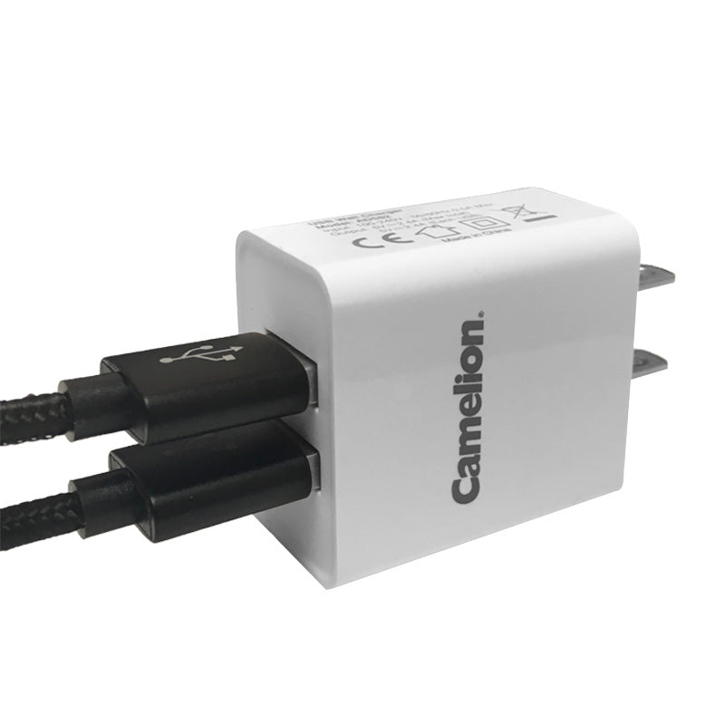 Camelion Dual USB Wall Charger 2.4A (Bulk)