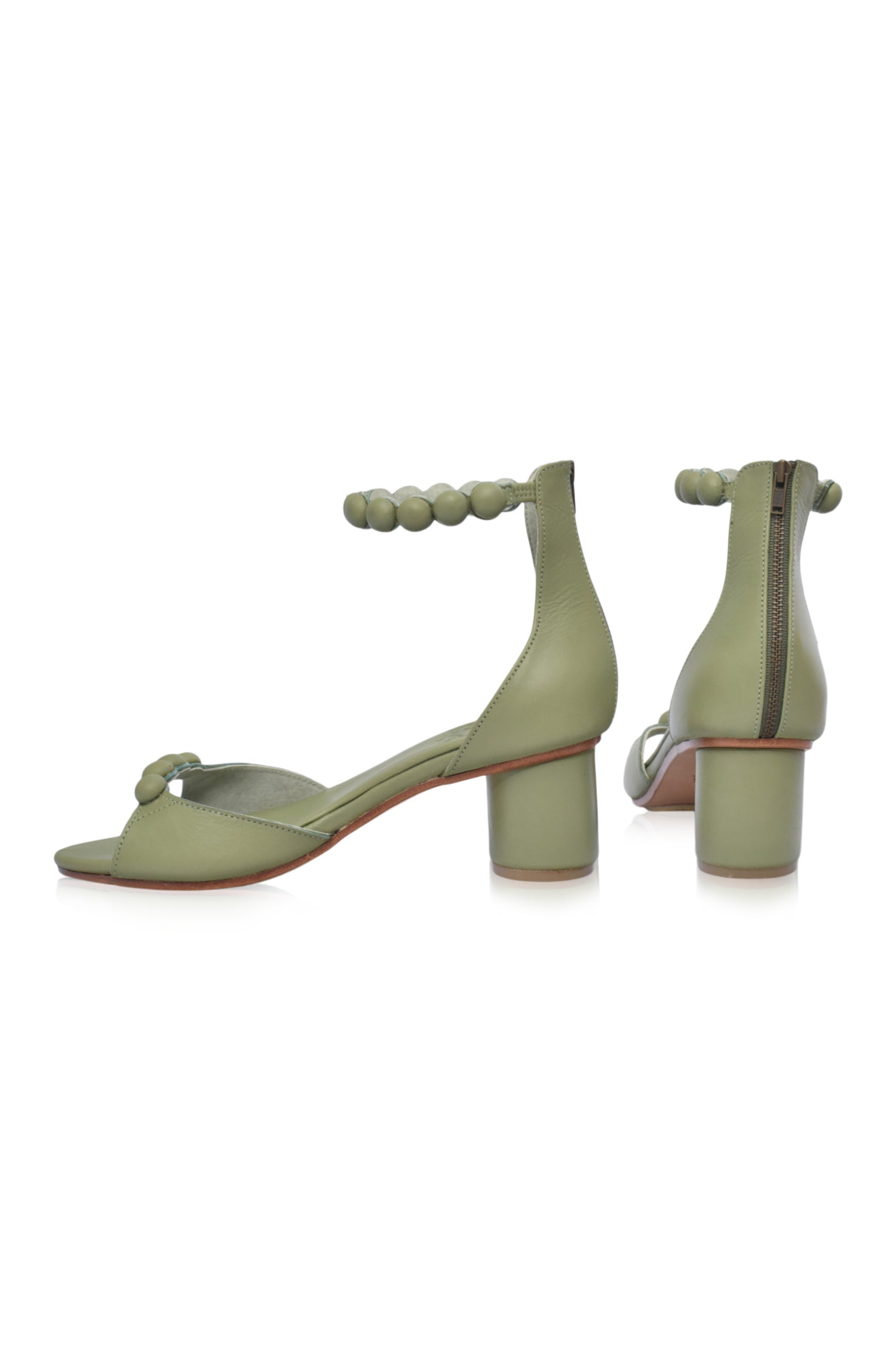 Candy Round Heel Sandals - Horizon Bliss