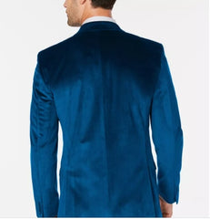 Bar III Velvet Slim-Fit Sport Coat - Horizon Bliss