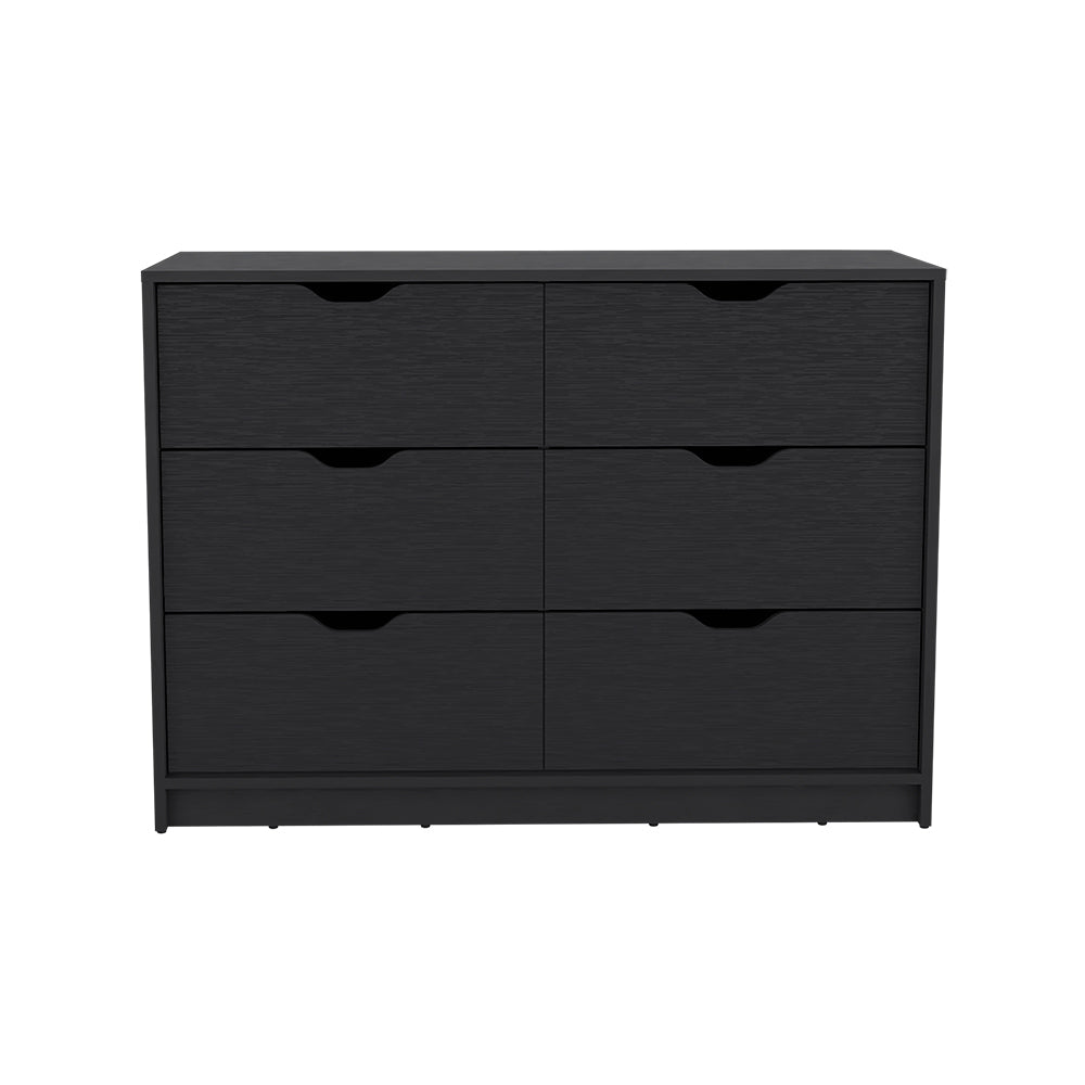 Dresser Curio, Four Drawers, Black Wengue Finish - Horizon Bliss