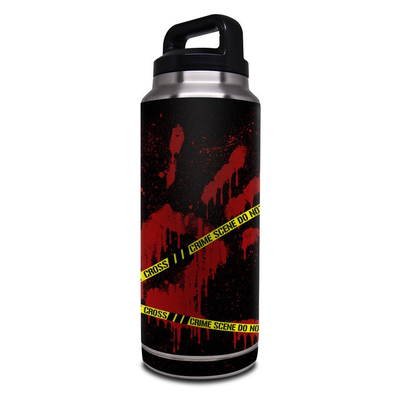 DecalGirl Y36-CRIME Yeti Rambler 36 oz Bottle Skin - Crime Scene