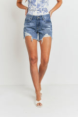 JBD NON STRETCH BOYFRIEND SHORT - Horizon Bliss