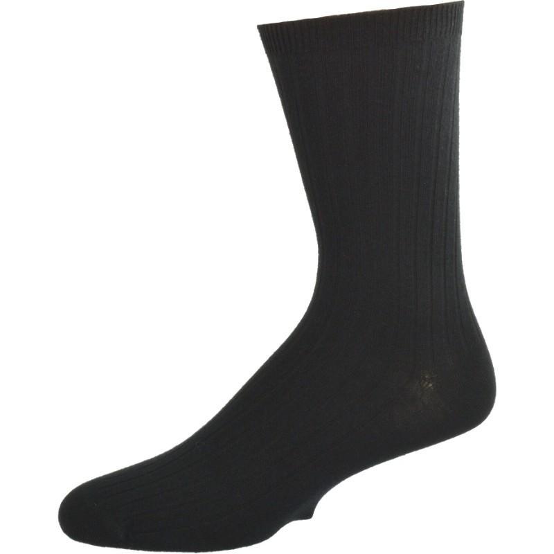 Big Boys & Girls (Unisex) Classic Dress Uniform Ribbed Crew Socks - Horizon Bliss