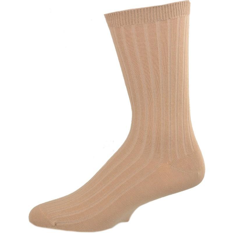 Big Boys & Girls (Unisex) Classic Dress Uniform Ribbed Crew Socks - Horizon Bliss