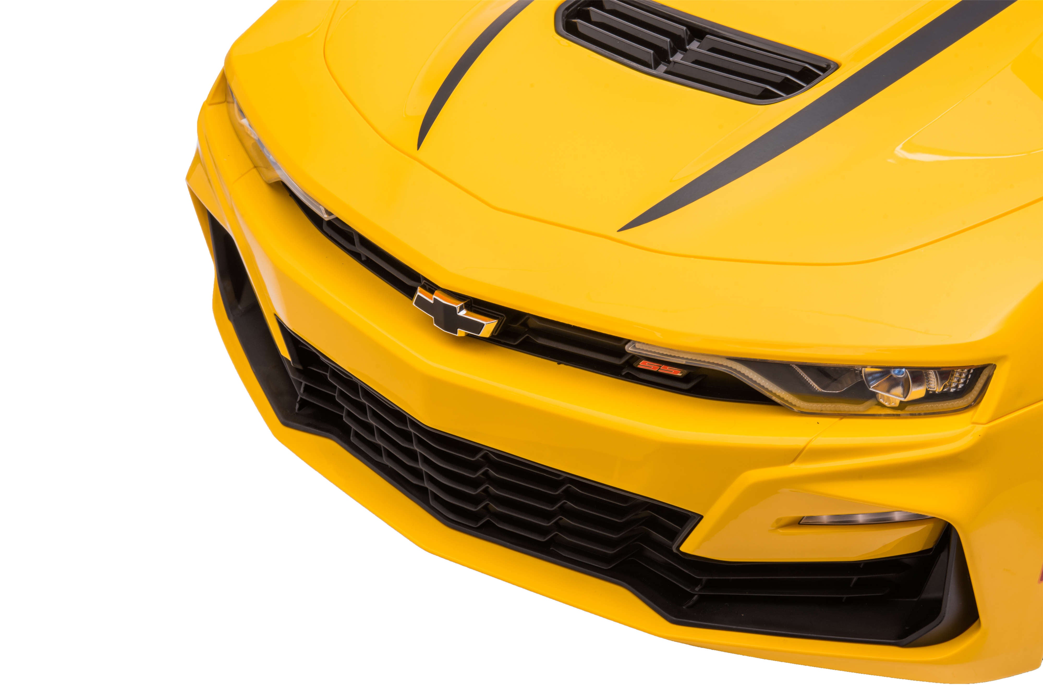 DUST N ROADS HL558 CHEVROLET CAMARO RIDE ON CAR- YELLOW