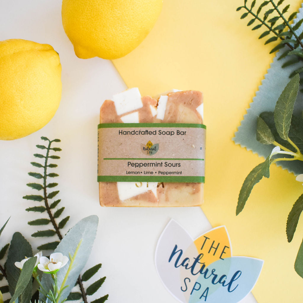 Peppermint Sours, Cold processed soap - Peppermint, Lemon and Lime - 3 - Horizon Bliss