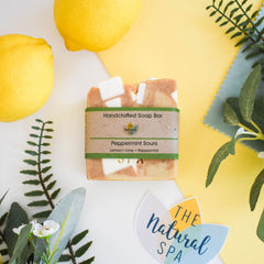 Peppermint Sours, Cold processed soap - Peppermint, Lemon and Lime - 3 - Horizon Bliss