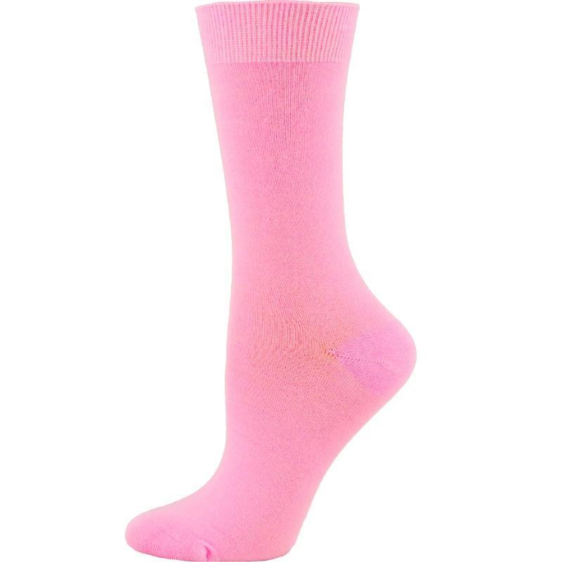 Women's Solid Color Bamboo Crew Socks - 3 Pairs - Horizon Bliss