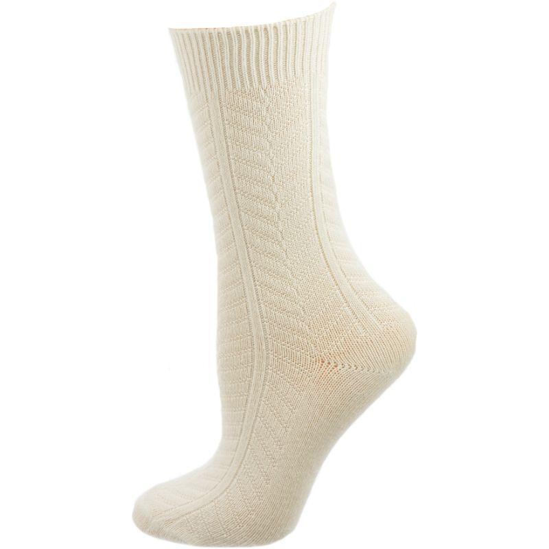 Chevron Pattern Medium Weight Bamboo Crew Socks 3 Pair Pack - Horizon Bliss