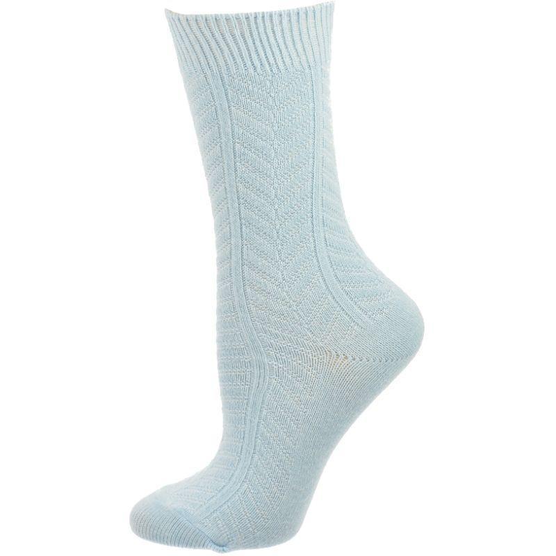 Chevron Pattern Medium Weight Bamboo Crew Socks 3 Pair Pack - Horizon Bliss