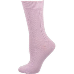 Chevron Pattern Medium Weight Bamboo Crew Socks 3 Pair Pack - Horizon Bliss