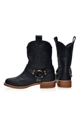 Cali Leather Boots - Horizon Bliss