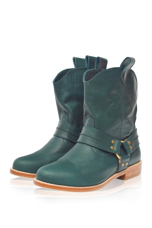 Cali Leather Boots - Horizon Bliss