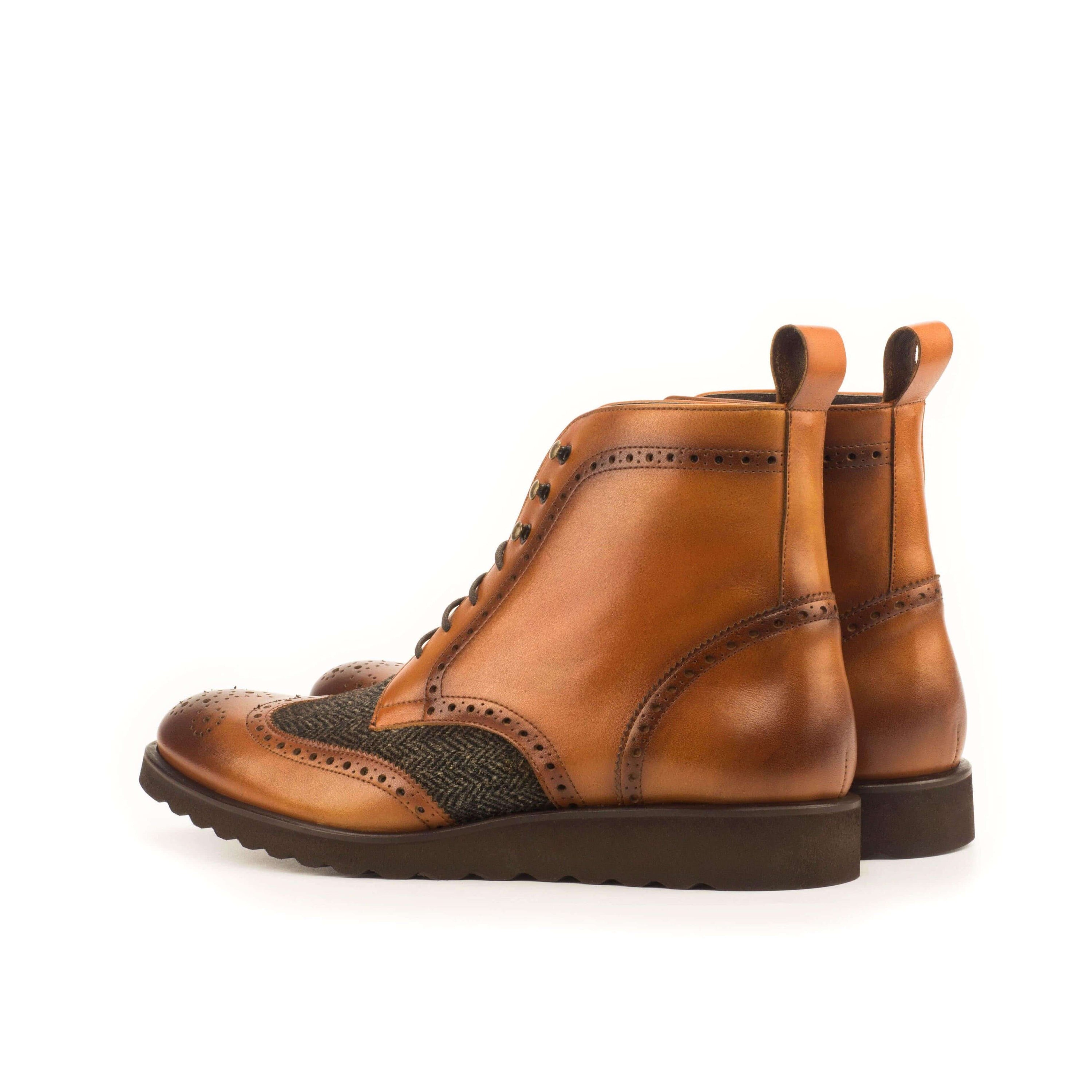 Cina Military Brogue Boots II - Horizon Bliss