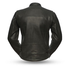 Turbine - Perforated Men's Leather Jacket (Spring Sale) - Horizon Bliss