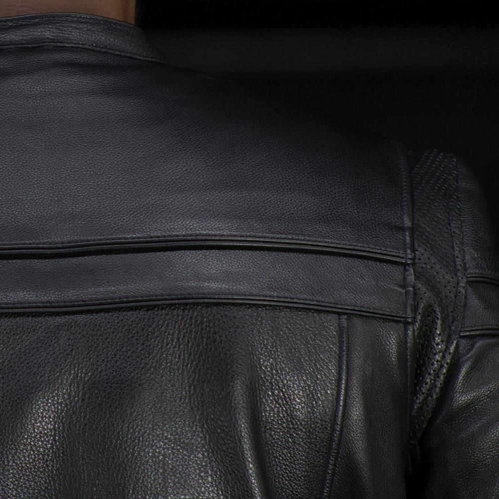 The Maverick - Motorcycle Leather Jacket - Horizon Bliss