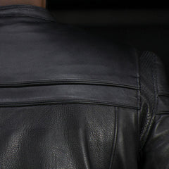 The Maverick - Motorcycle Leather Jacket - Horizon Bliss