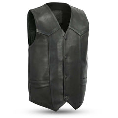 Tombstone - Men's Leather Western Vest - Horizon Bliss