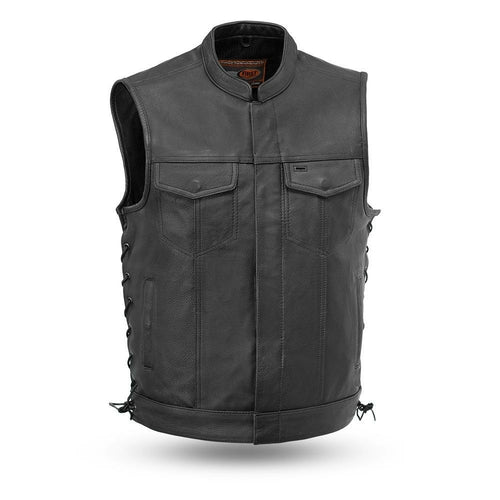 Outfitter - Men's Motorcycle Leather Vest - Horizon Bliss