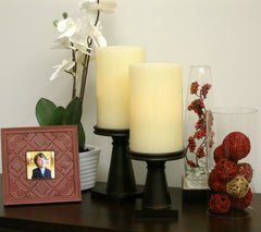 Flameless 3 x 6 Flat Top Wax Pillar Candle