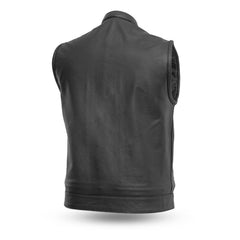 Blaster - Men's Motorcycle Leather Vest - Horizon Bliss