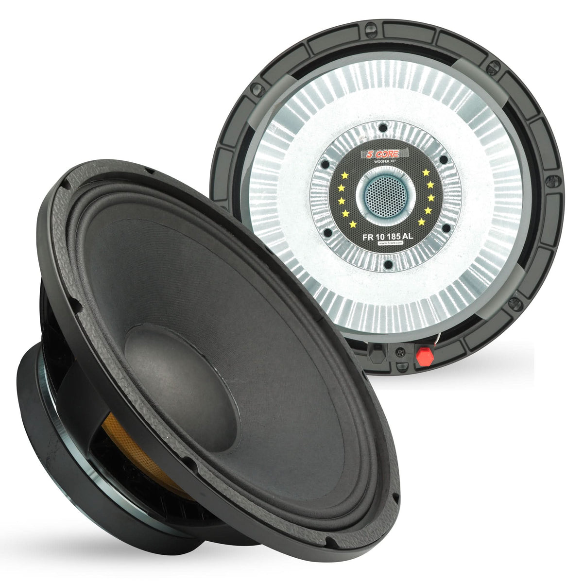 5 CORE 10 Inch Subwoofer Speaker 600W Max 8 Ohm Full Range Replacement