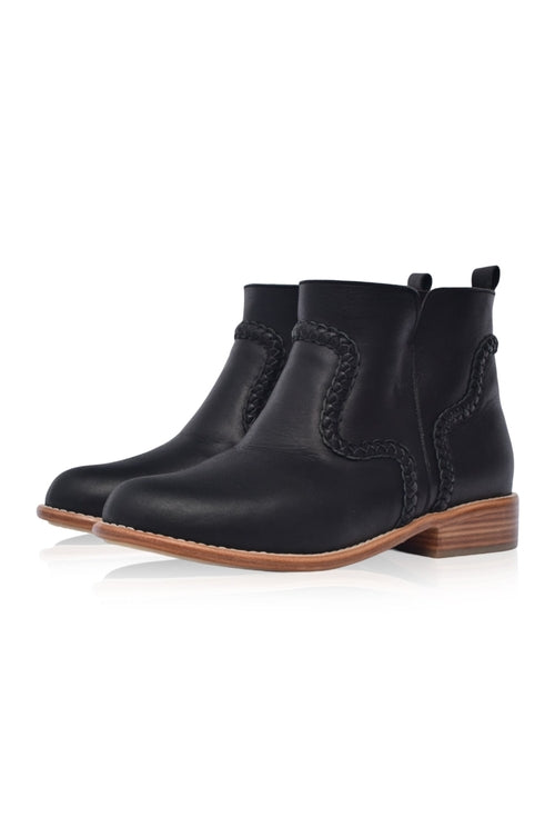 Forever Leather Ankle Boots - Horizon Bliss