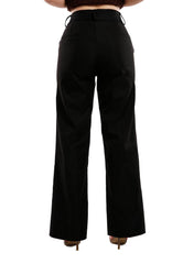 flared hem high waist pants - Horizon Bliss