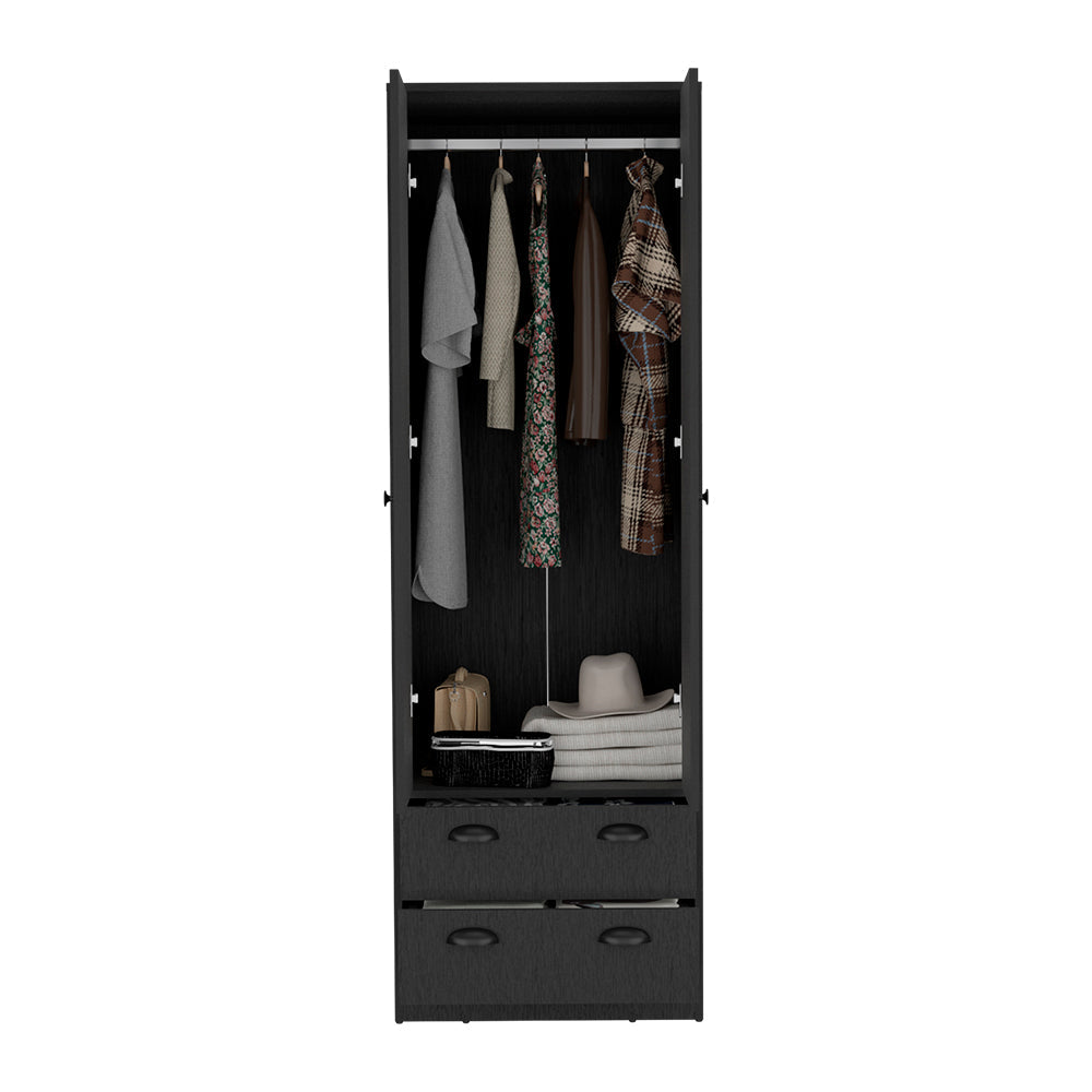 Armoire Hobbs, Black Wengue Finish - Horizon Bliss