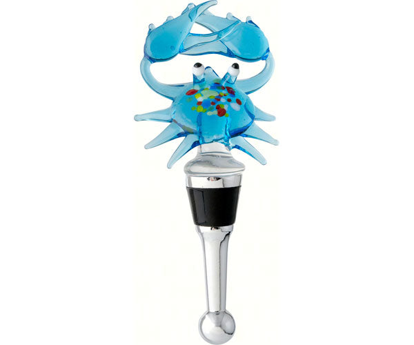 LS Arts BS-327 Bottle Stopper - Blue Crab