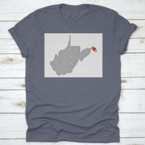 Map Of Berkeley In West Virginia On White Background World Landscape - Horizon Bliss