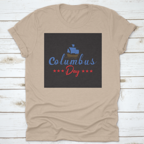 Columbus Day T Shirt Design, Columbus Typography T Shirt Design, - Horizon Bliss