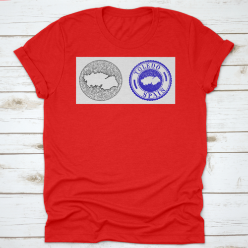 Toledo Province Map Travel Destination Place Shirt Design - Horizon Bliss