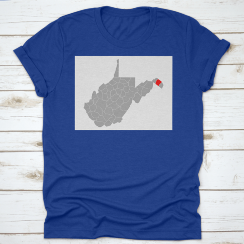 Map Of Berkeley In West Virginia On White Background World Landscape - Horizon Bliss