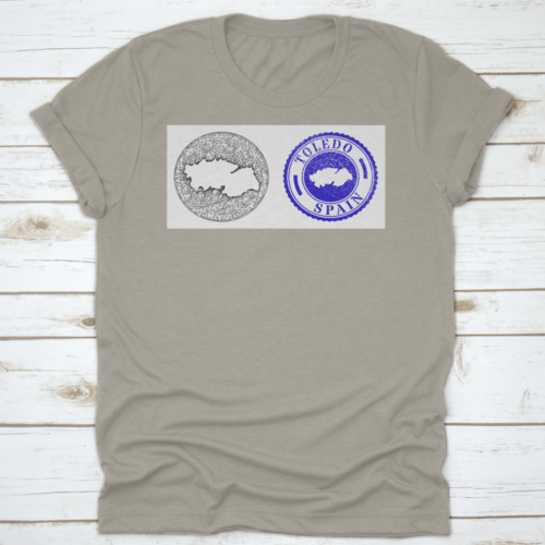 Toledo Province Map Travel Destination Place Shirt Design - Horizon Bliss