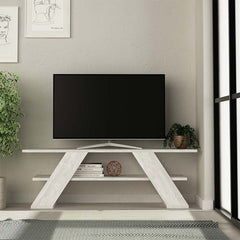 TV Stand SWEDEN Ancient White 120x33,5x40cm - Horizon Bliss