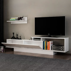 TV Stand CAMBRIDGE White - Horizon Bliss