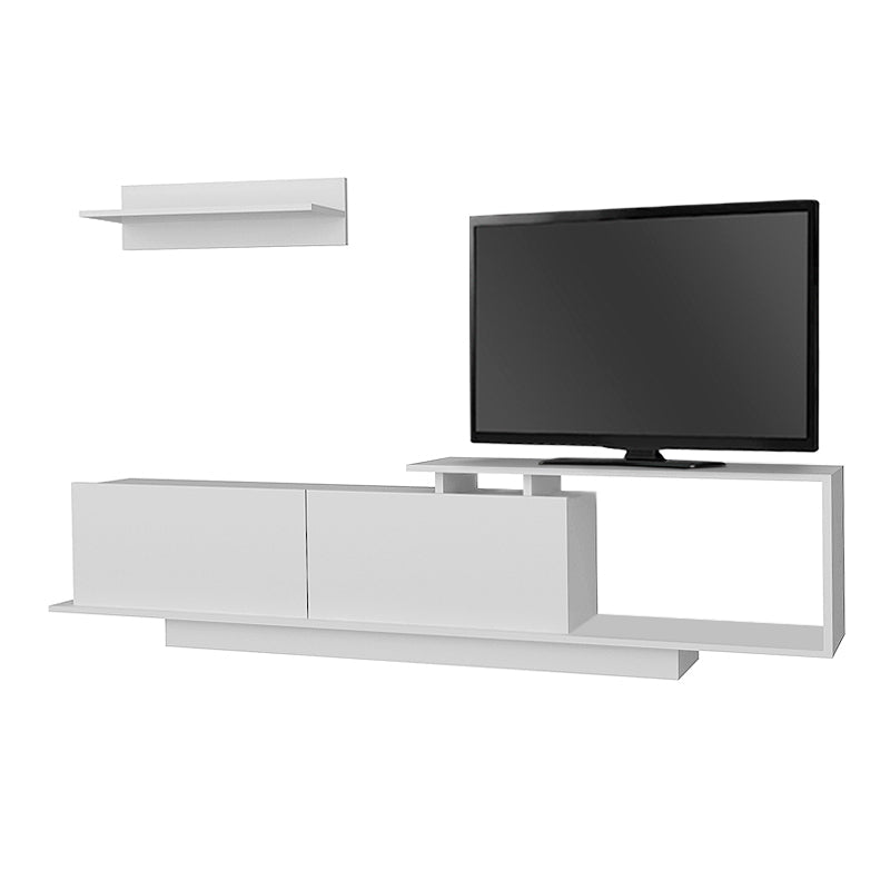 TV Stand CAMBRIDGE White - Horizon Bliss