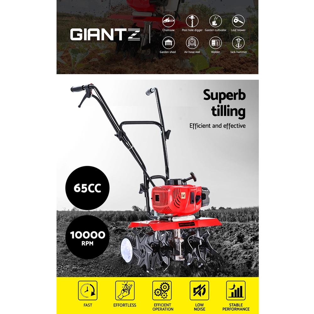 Giantz 65CC Cultivator Tiller Rotary Garden Hoe - Horizon Bliss